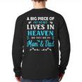 A Big Piece Of My Heart Lives In Heaven My Mom And Dad Long Sleeve T-Shirt Back Print