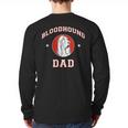 Bloodhound Dad Dog Father Long Sleeve T-Shirt Back Print
