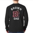 Brown University Bears Arched Dad Long Sleeve T-Shirt Back Print