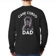 Cane Corso Dad Italian Mastiff T-Shirt Long Sleeve T-Shirt Back Print