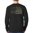 You Can’t Scare Me I Have A Daughter Father’s Day Dad Long Sleeve T-Shirt Back Print