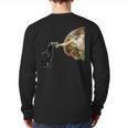 Cat Shirts For MenWomen Cat Shirts For Cat DadMom Long Sleeve T-Shirt Back Print