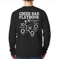 Cheer Dad Cheerleader Playbook Long Sleeve T-Shirt Back Print