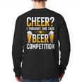 Cheer Dad Cheerleader I Thought She Said Beer Competition Long Sleeve T-Shirt Back Print