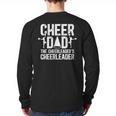 Cheer Dad The Cheerleader's Cheerleader Dad Cheer Father Long Sleeve T-Shirt Back Print