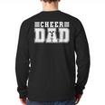 Cheer Dad Cheer Leading Cheer Leading Men Dad Fathers Day Long Sleeve T-Shirt Back Print