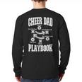 Cheer Dad Playbook Long Sleeve T-Shirt Back Print