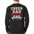 Cheer Dad Like A Regular Dad But Broke Cheerleader Dad Long Sleeve T-Shirt Back Print