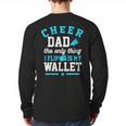Cheer Dad Shirt Cheerleader Dad Cheerleading Competition Men Long Sleeve T-Shirt Back Print