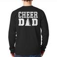 Cheerleading Dad Apparel For Cheer Dad Long Sleeve T-Shirt Back Print Cheerleading Dad Apparel For Cheer Dad Long Sleeve T-Shirt Back Print