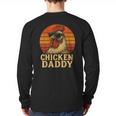 Chicken Daddy Vintage Chicken Dad Farmer Poultry Farmer Long Sleeve T-Shirt Back Print Chicken Daddy Vintage Chicken Dad Farmer Poultry Farmer Long Sleeve T-Shirt Back Print