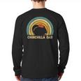 Chinchilla Dad Father's Day Chinchilla Lover Dad Daddy Long Sleeve T-Shirt Back Print Chinchilla Dad Father's Day Chinchilla Lover Dad Daddy Long Sleeve T-Shirt Back Print