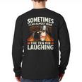 Cool Bowling Men Dad Bowler Fun Crazy Best Bowling Long Sleeve T-Shirt Back Print