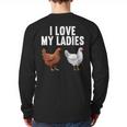 Cool Chicken Art For Men Women Dad Rooster Chicken Farmer Long Sleeve T-Shirt Back Print Cool Chicken Art For Men Women Dad Rooster Chicken Farmer Long Sleeve T-Shirt Back Print