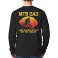 Cool Mountain Biking For Dad Father Biker MTB Bicycle Bike Long Sleeve T-Shirt Back Print