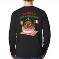 Couple Daddy's Little Meatball Italian Men Long Sleeve T-Shirt Back Print