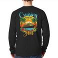 Cruising With My Son Mom Dad Cruise Vacation Matching Long Sleeve T-Shirt Back Print