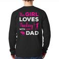 Cute Girls Hunting Dad Daughter Hunting Buddy Hunter Long Sleeve T-Shirt Back Print