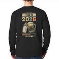 Dad 2026 Loading Baby Shower Going To Be a Dad Gender Reveal Long Sleeve T-Shirt Back Print