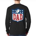 Dad American Football Happy Birthday Family Matching Retro Long Sleeve T-Shirt Back Print Dad American Football Happy Birthday Family Matching Retro Long Sleeve T-Shirt Back Print