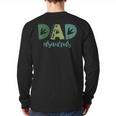 Dad Asaurus Dinosaur Birthday Mom Dad Birthday Boy T-Rex Long Sleeve T-Shirt Back Print