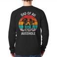 Dad Of An Ausshole Australian Shepherd Aussie Long Sleeve T-Shirt Back Print