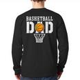 Dad Basketball Apparel Basketball Dad Long Sleeve T-Shirt Back Print Dad Basketball Apparel Basketball Dad Long Sleeve T-Shirt Back Print