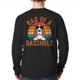 Dad Of a Basshole Basset Hound Owner Long Sleeve T-Shirt Back Print Dad Of a Basshole Basset Hound Owner Long Sleeve T-Shirt Back Print