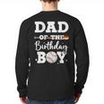 Dad Of The Birthday Boy Baseball Bday Family Long Sleeve T-Shirt Back Print