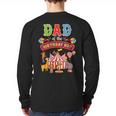Dad Of The Birthday Boy Carnival Circus 1st Birthday Party Long Sleeve T-Shirt Back Print