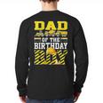 Dad Of The Birthday Boy Construction Truck Long Sleeve T-Shirt Back Print