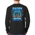 Dad Of The Birthday Boy Cool Gamer Video Game Birthday Long Sleeve T-Shirt Back Print