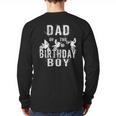 Dad Of The Birthday Boy Dirt Bike B-Day Party Long Sleeve T-Shirt Back Print