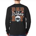 Dad Of The Birthday Boy Football Party Family Matching Long Sleeve T-Shirt Back Print