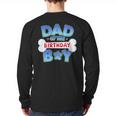 Dad Of The Birthday Boy Matching Dog Family Birthday Party Long Sleeve T-Shirt Back Print