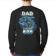 Dad Of The Birthday Boy Matching Video Game Birthday Party Long Sleeve T-Shirt Back Print