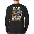 Dad Of The Birthday Boy Monster Truck Family Matching Party Long Sleeve T-Shirt Back Print