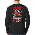 Dad Of The Birthday Boy Pit Crew Race Car Matching Family Long Sleeve T-Shirt Back Print