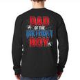 Dad Of The Birthday Boy Spider Web Birthday Party Matching Long Sleeve T-Shirt Back Print