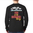 Dad Birthday Boy Train I'm 2 Two Yr Old Chugga Engine Long Sleeve T-Shirt Back Print