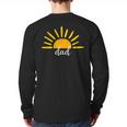 Dad Of The Birthday First Trip Around The Sun Birthday Long Sleeve T-Shirt Back Print