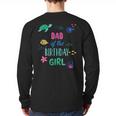 Dad Of The Birthday Girl Under Sea Theme Matching Family Long Sleeve T-Shirt Back Print