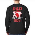Dad Of The Birthday Karate Taekwondo Boy Martial Arts Long Sleeve T-Shirt Back Print
