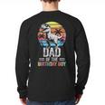 Dad Of The Birthday Party Outfit Dinosaur Daddy Long Sleeve T-Shirt Back Print Dad Of The Birthday Party Outfit Dinosaur Daddy Long Sleeve T-Shirt Back Print