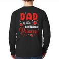 Dad Of The Birthday Princess Strawberry Theme Bday Party Long Sleeve T-Shirt Back Print