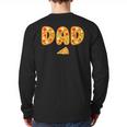 Dad Daddy Matching Birthday Squad Crew Pizza Family Long Sleeve T-Shirt Back Print