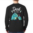 Dad To Be Dinosaur Baby Shower For Boy Long Sleeve T-Shirt Back Print