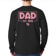 Dad Est 2026 Logo Daddy 2026 Soon To Be New Father 2026 Long Sleeve T-Shirt Back Print