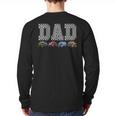 Dad Family Crew Monster Truck Lover Birthday Matching Long Sleeve T-Shirt Back Print