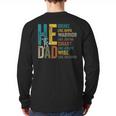 Dad Fathers Day Christian Jesus He Is Smart Brave Long Sleeve T-Shirt Back Print